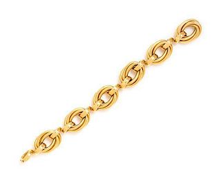 An 18 Karat Yellow Gold Link Bracelet, Tiffany & Co., 42.20 dwts.