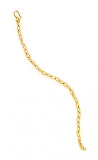 A 22 Karat Yellow Gold Bracelet, Jean Mahie, 8.90 dwts.