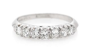 A Platinum and Diamond Ring, 2.40 dwts.