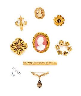 A Collection of Antique and Vintage Jewelry, 22.50 dwts.