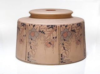 Reverse-Painted Lamp Shade 