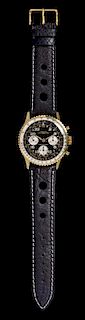 A Stainless Steel Ref. 809 Navitimer Cosmonaut Chronograph Wristwatch, Breitling,