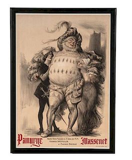 Panurge Massener Poster, by Charles Leandre 
