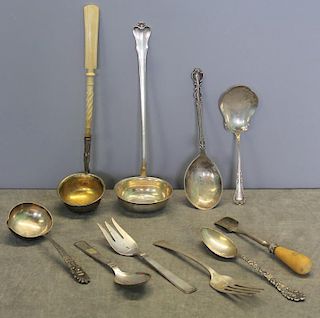 STERLING. Assorted Silver Serving Pieces.