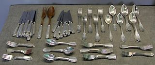 STERLING. Assorted Matched Flatware Grouping.