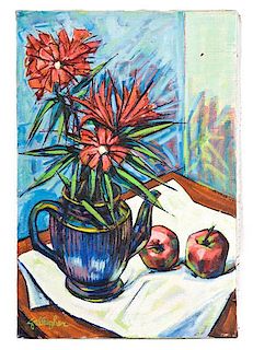 Still Life with Apples by Mary Gallagher 