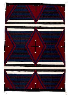Eunice Joe (Dine, 20th century) Navajo Third Phase Chief Blanket / Rug 