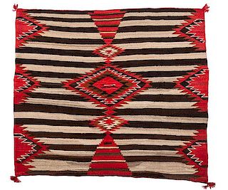 Navajo Third Phase Chief's Blanket / Rug From the Collection of John O. Behnken, Georgia 