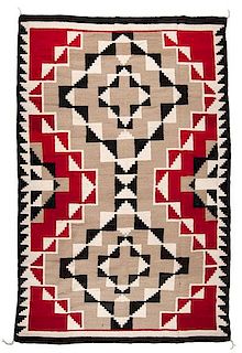 Navajo Room-Size Western Reservation Weaving / Rug 