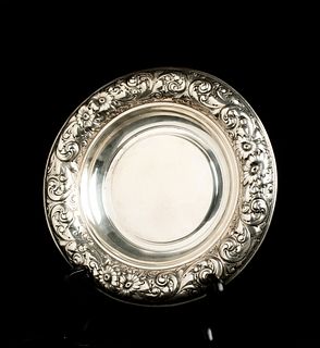 Shreve, Crump & Low Co. Sterling Repousse Dish