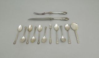 Group of Sterling Silver Flatware, 13 Pieces.