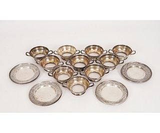 STERLING SILVER UNDER TRAYS
