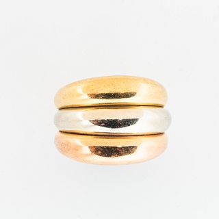 18kt Tricolor Gold Ring