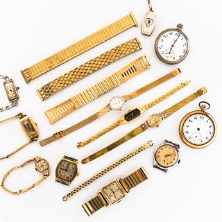 Group of Gold-Filled Watches.