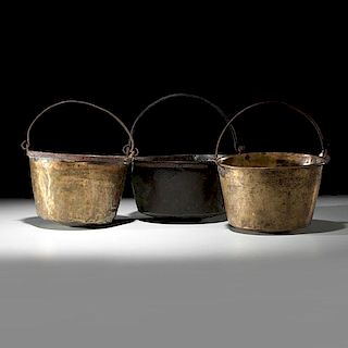 Brass and Copper Trade Kettles From the Collection of Jim Ritchie (1938 - 2015), Toledo, Ohio 