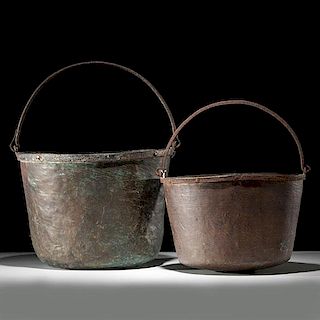 Hudson Bay Trading Company Copper Kettles From the Collection of Jim Ritchie (1938 - 2015), Toledo, Ohio 