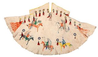 Plains Beaded and Painted Model Tipi Cover 