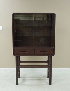 Danish Rosewood Display Cabinet on Stand.