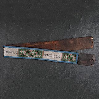 Great Lakes Loom Beaded Belt from a Minnesota Collection 