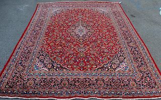 Vintage Roomsize, Finely Woven Handmade Carpet.