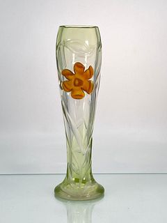 Moser Marquetry Vase