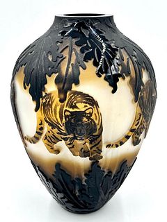 Kelsey Murphy Pilgrim Glass Cameo Vase