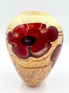 Rick Satava Art Glass Vase