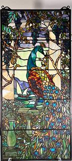 Meyda Tiffany Leaded Glass Window, Modern