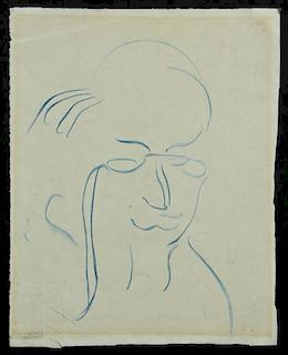 Raoul Dufy (French, 1877-1953) Portrait