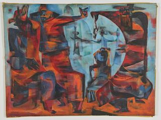 Joseph Wolins (American, 1915-1999) Oil paintingon canvas