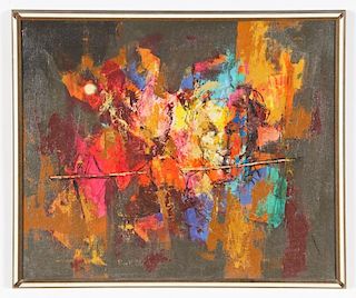 Roy Steinberg (American, 20th c.) Abstract Expressionist Composition