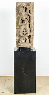 12th C. Indian Stone Sculpture of a Dancing Aspara