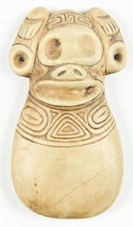 Taino Monkey-Like Ceremonial Ax (1000-1500 CE)