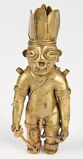 Pre-Columbian Tumbaga Gold Figure