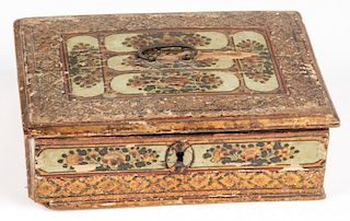 Thanjavur Painted Wood Box, 17th/18th C