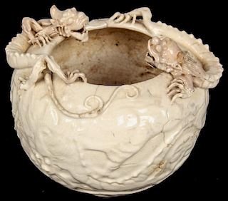 Antique Chinese Porcelain Dragon Bowl