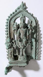 Bronze Vishnu Statue, Pala Period (11/12th C)