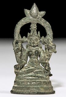 Bronze Seated Tara, Pala Period (11/12th C)
