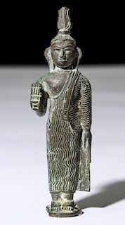 Bronze Sri Lanka Standing Buddha, 19th Century