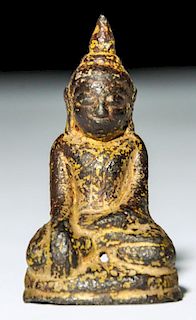 Bronze Burmese Buddha, 19th century