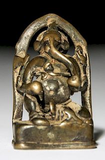Bronze Ganesh Statue, Pala Period (11/12th C)