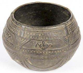 18th C. Bronze Bowl, Bankura District, Bengal