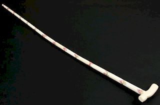 Antique Ivory Maharajah Walking Stick