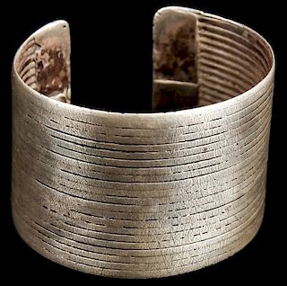 Antique 19th c. Ethiopian Silver Cuff