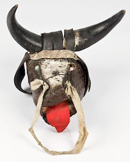Vintage Mexican Toro Dance Mask, Guerrero State