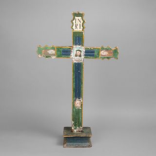 New Mexico, Polychrome Painted Cross
