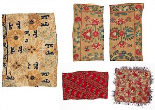 5 Antique Caucasian and Central Asian Textiles