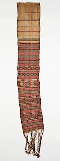 Fine Bhutan Altar Cloth Runner, Early 20th C