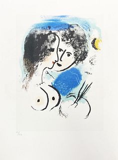 Marc Chagall - Le Peintre A La Palette