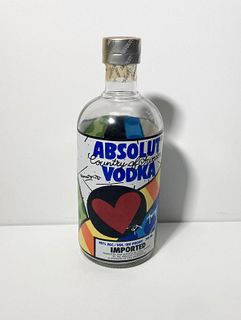 Romero Britto - Absolut Vodka 25th Anniversary Bottle